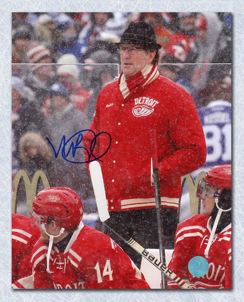 Mike Babcock Detroit Red Wings Autographed Signed Winter Classic