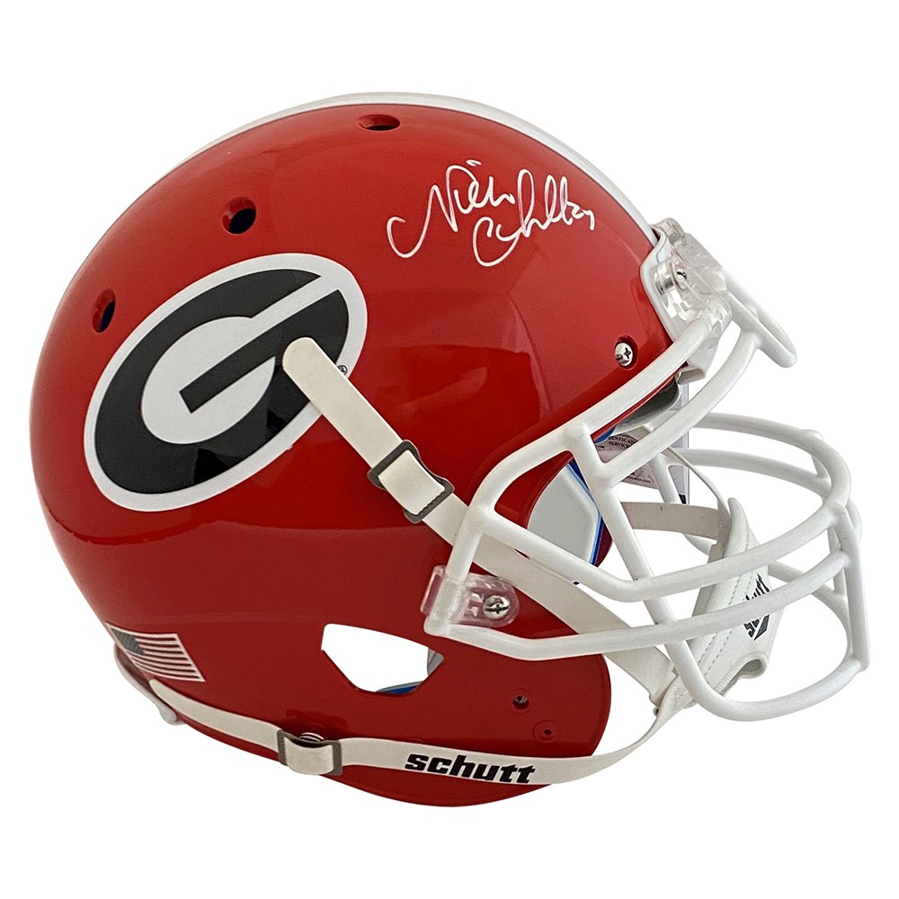 Nick chubb hot sale autographed football