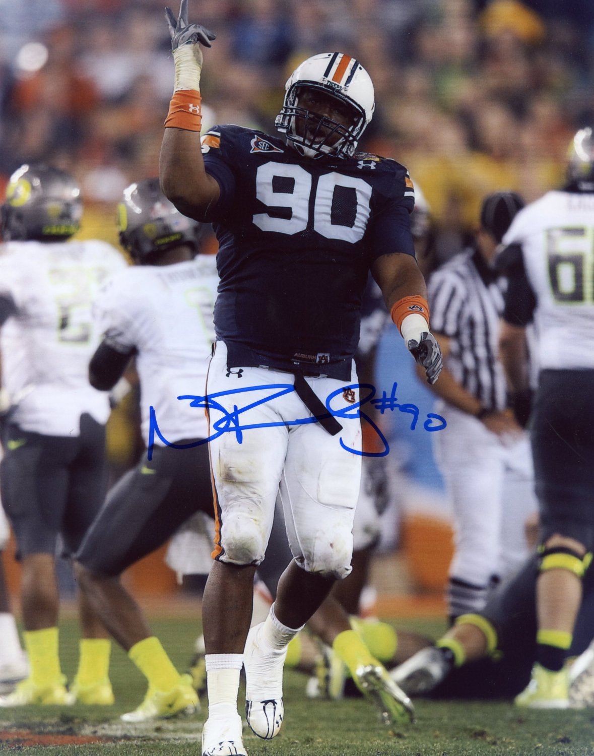 Nick Fairley Auburn Tigers Autographed Signed 8x10 Photo