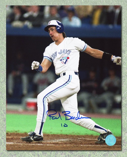 Signed Pat Borders Picture - 8x10
