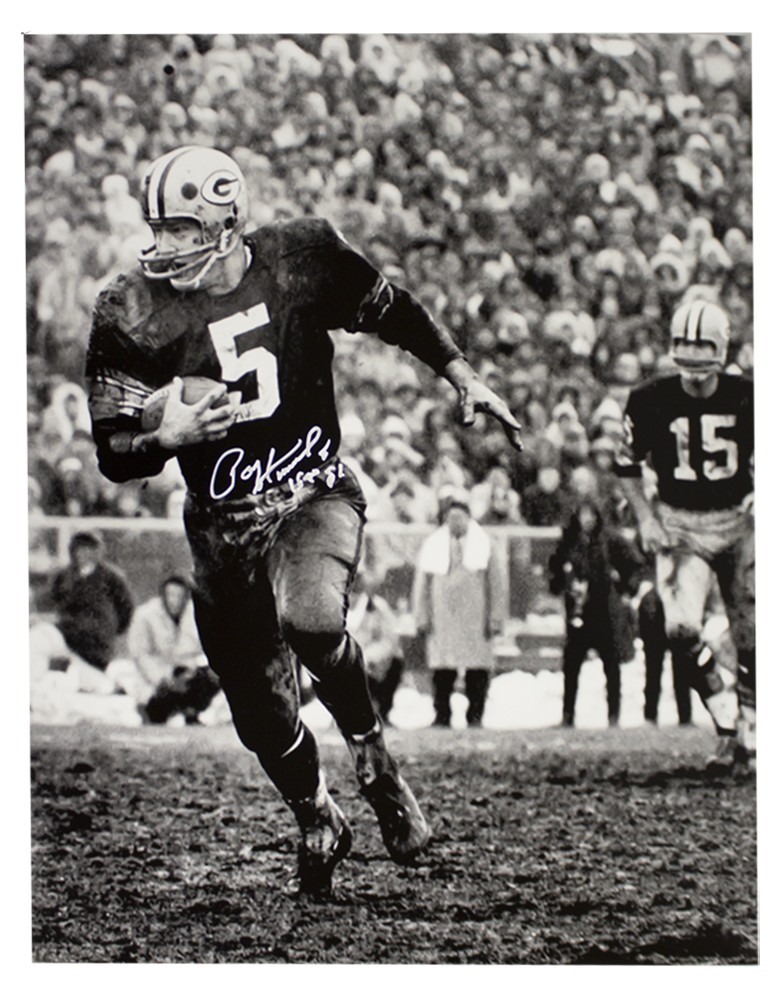 Paul hornung autographed jersey top