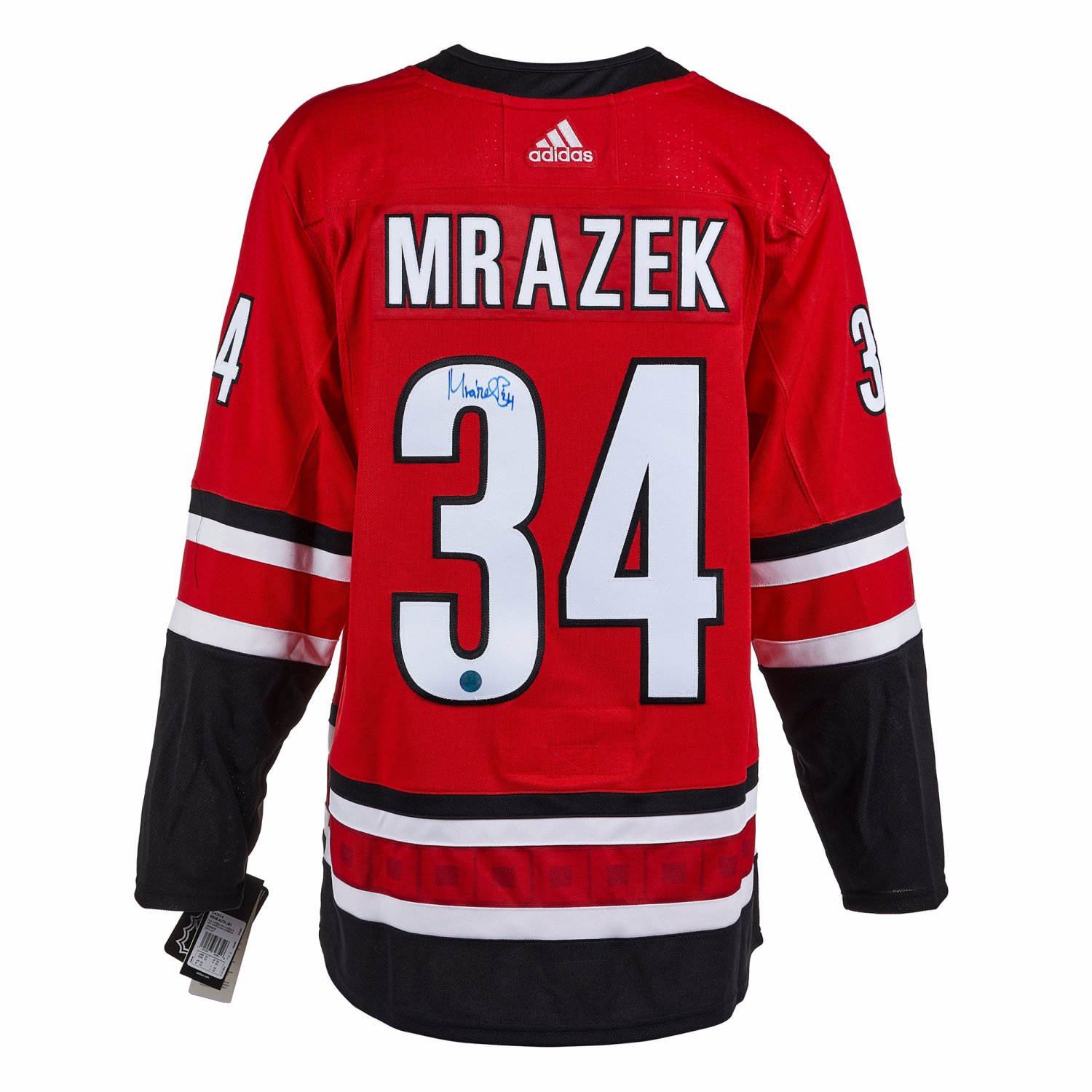 Carolina hurricanes cheap signed jersey