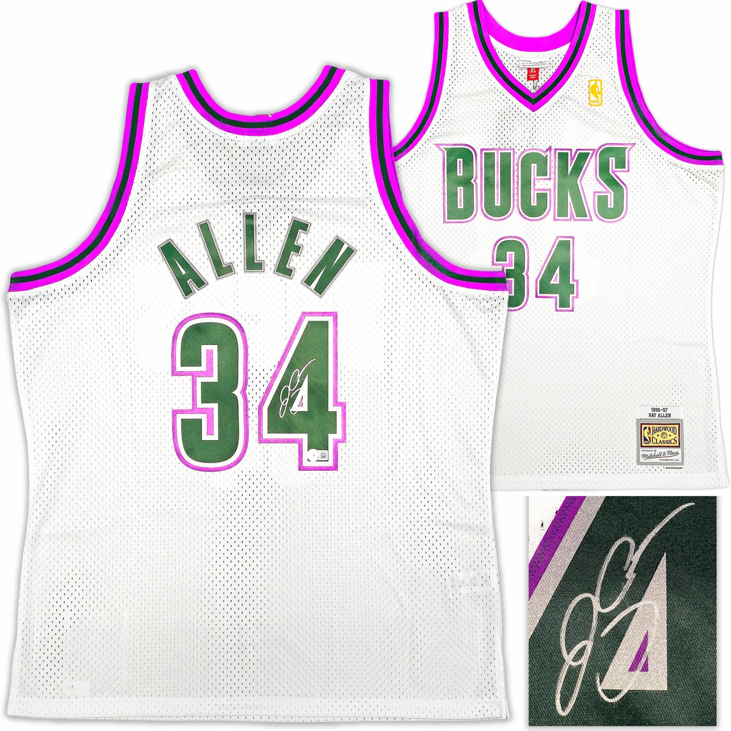 Ray allen bucks jersey for sale hot sale