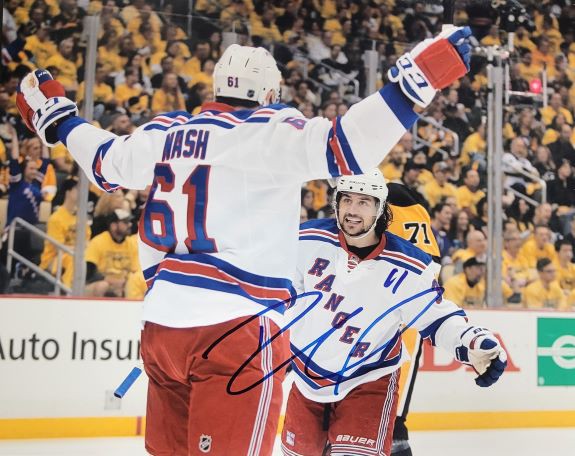 Rick nash cheap autographed jersey