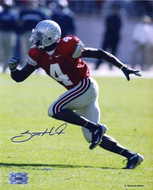 Santonio Holmes Autographed Signed Ohio State Buckeyes 8x10 Photo