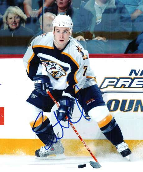 Scottie Upshall Autographed Signed Nashville Predators Photo Autographs