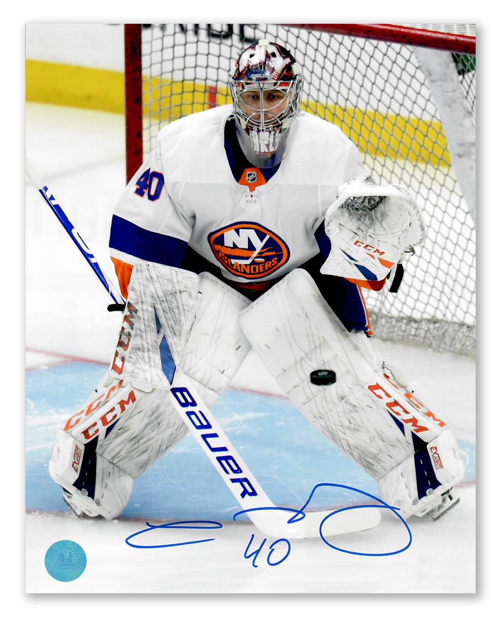 Semyon Varlamov New York Islanders Autographed Signed Goalie 8x10