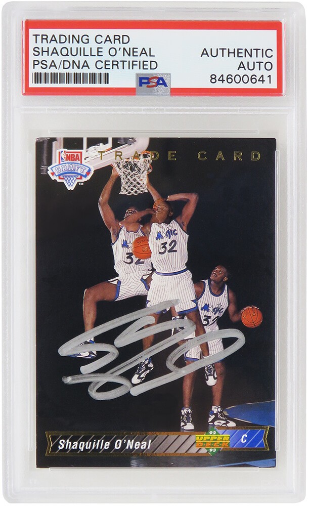 Shaquille O Neal Autographed Signed Orlando Magic 1992 93 Upper