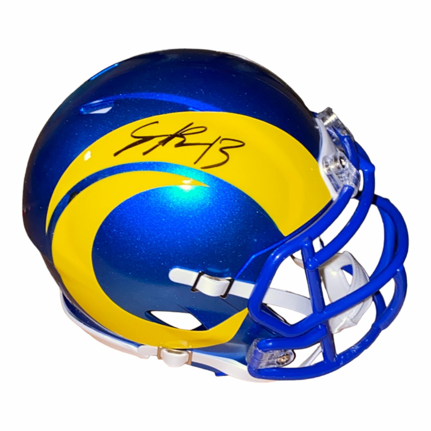 Rams mini cheap helmet