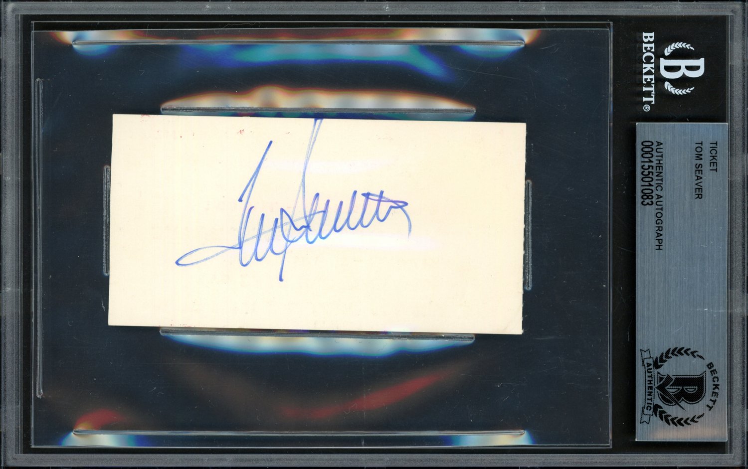 Tom Seaver Autographed Signed 1 24 76 Usc Trojans Ticket New York