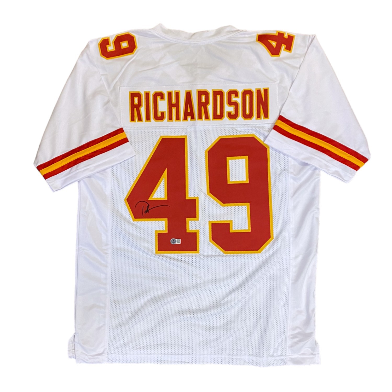 Tony Richardson Autographed Signed Kansas City Chiefs White Tony Richardson Autographed Signed Kansas City Chiefs White