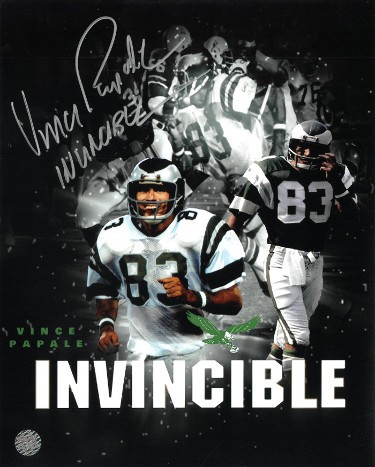 Vince Papale Autographed Signed Philadelphia Eagles Collage 8x10